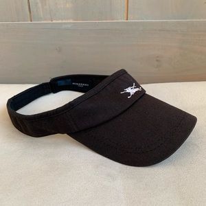 Black Burberry Golf Visor